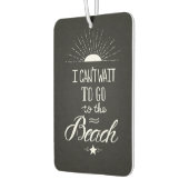 Kan niet wachten om naar het strand te gaan luchtverfrisser (Links)