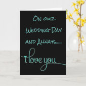 KAN NIET WACHTEN OM ONS LEVEN ALS MAN & VROUW TE B KAART (Gele Bloem)