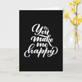 KAN NIET WACHTEN OM ONS LEVEN TE BEGINNEN ALS HUSB KAART (Gele Bloem)