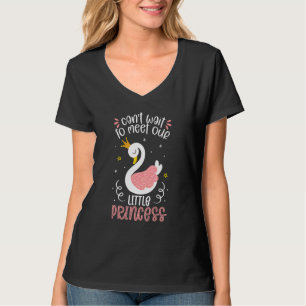 Kan niet wachten om onze kleine prins te ontmoeten t-shirt
