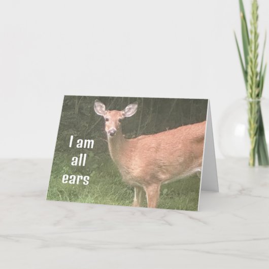 KAN NIET WACHTEN OM *TE HOREN DAT JE JE BETER VOEL KAART (Voorkant)