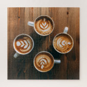 Kan niet wachten om te ontmoeten op Coffee Latte F Legpuzzel (Verticaal)