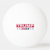 Kan niet wachten om te stemmen TRUMP 2024 Pingpongbal (Achterkant)