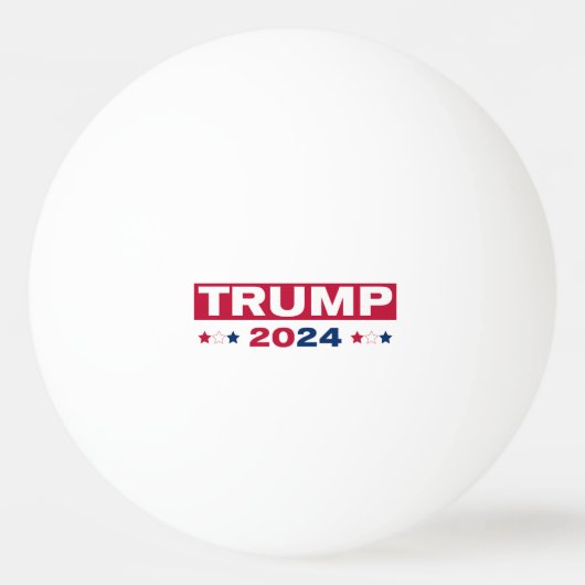Kan niet wachten om te stemmen TRUMP 2024 Pingpongbal (Achterkant)