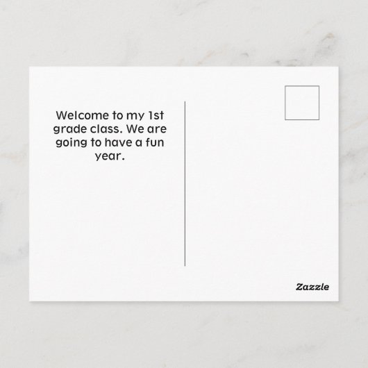 Kan niet wachten om u Briefkaart te zien (Achterkant)