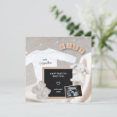 Kan niet wachten om u te ontmoeten Winter foto zwa Aankondiging (Staand voorkant)