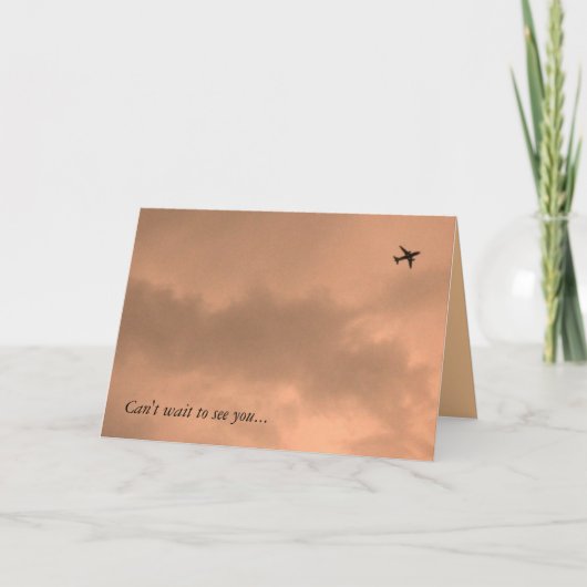 Kan niet wachten om u te zien… kaart (Voorkant)
