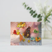 Kan niet wachten op Chocolate Bunny Briefkaart (Staand voorkant)