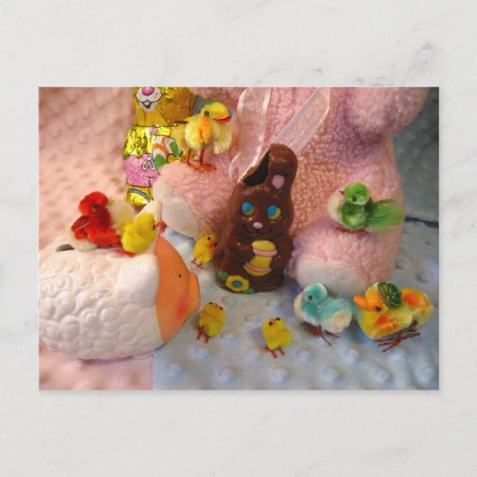 Kan niet wachten op Chocolate Bunny Briefkaart (Voorkant)