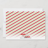 Kan niet wachten op kerst - Sneeuwvlok Fotokaart Feestdagenkaart (Achterkant)