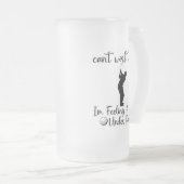 KAN NIET WERKEN MET GOLF SPELEN MATGLAS BIERPUL (Voorkant rechts)