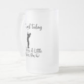 KAN NIET WERKEN MET GOLF SPELEN MATGLAS BIERPUL (Voorkant links)