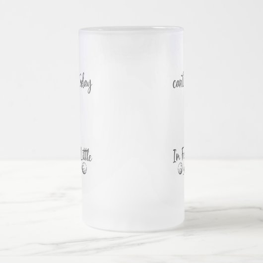 KAN NIET WERKEN MET GOLF SPELEN MATGLAS BIERPUL (Center)