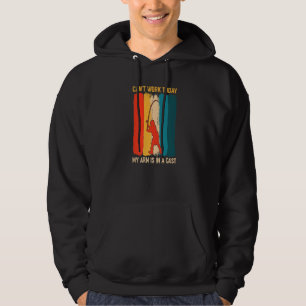 Kan niet werken vandaag mijn arm is in een Gevist Hoodie