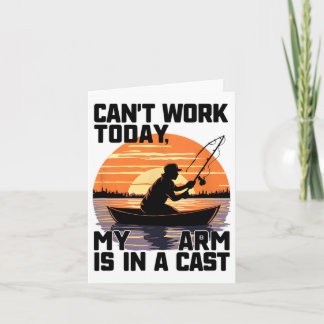 Kan niet werken vandaag mijn arm is in een Gevist Kaart