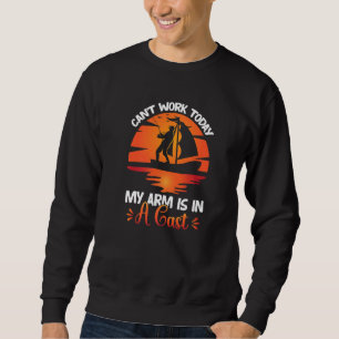 Kan niet werken vandaag mijn arm is in een Gevist Trui