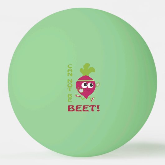 Kan niet worden beet pingpongbal (Voorkant)