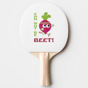 Kan niet worden beet pingpongbal tafeltennisbatje