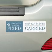 kan niet worden bevestigd - bumpersticker (Op auto)