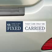 kan niet worden bevestigd - bumpersticker (Op auto)