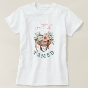 Kan niet worden getemd Boho Country Girl Style T-shirt