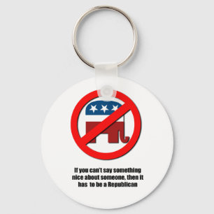 Kan niets leuks zeggen over republikeinen sleutelhanger