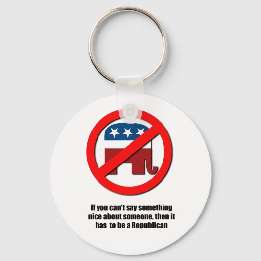 Kan niets leuks zeggen over republikeinen sleutelhanger (Voorkant)