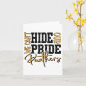 Kan onze Panther Pride Gold Panthers School niet v Kaart (Gele Bloem)