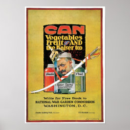 Kan ook groenten, fruit en kaiser poster