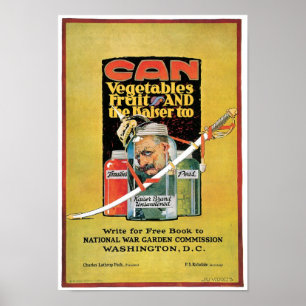 Kan ook groenten, fruit en kaiser poster