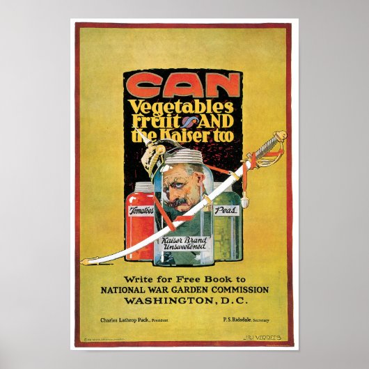 Kan ook groenten, fruit en kaiser poster (Voorkant)