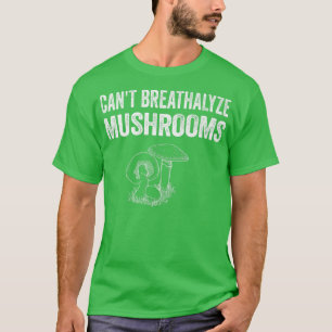 Kan paddenstoelen niet ademhalen, paddenstoelen ci t-shirt