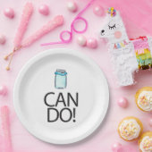 kan papieren bordje (Feest)