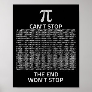 Kan Pi Wont niet stoppen Stop met de leraar Pi Da Poster
