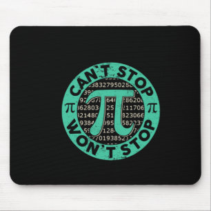 Kan Pi Wont Stop Wiskunde Pi Day Funny Wiskunde Te Muismat