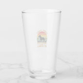 Kan Plannen Hond Pitbull Retro Zonsondergang_1 Glas (Achterkant)