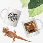 Kan praten over mijn baarddraak aangepaste naam koffiemok