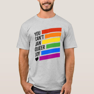 Kan queer vreugde niet verbieden t-shirt