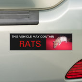 Kan ratten bevatten bumpersticker (Op auto)
