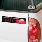 Kan ratten bevatten bumpersticker (Op Truck)