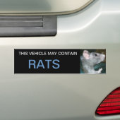 Kan ratten bumper sticker bevatten (Op auto)