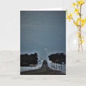 "Kan Rijden 55" Kerstkaart Kaart (Gele Bloem)