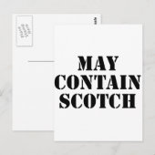 Kan Scotch bevatten Briefkaart (Voorkant / Achterkant)
