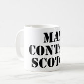 Kan Scotch bevatten Koffiemok (Voorkant links)