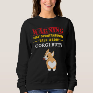 Kan spontaan praten over Corgi Butts Dog Trui