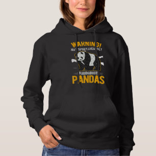 Kan spontaan praten over panda's hoodie