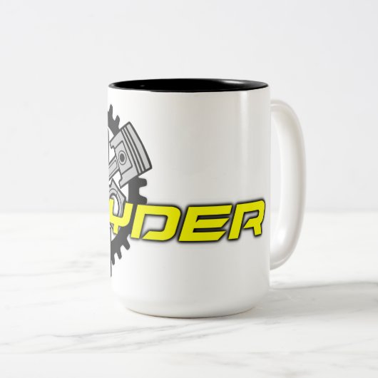 Kan spyder zijn met Mok met drie pompen (Voorkant rechts)