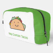  kan taco's bevatten Happy Taco Toilettasje (Rechterhoek)