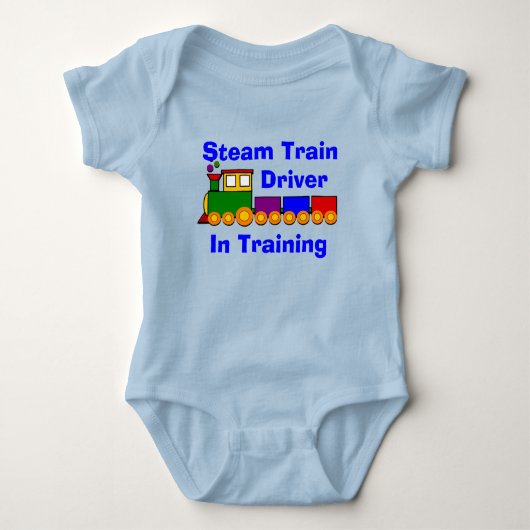 Kan tekst, stoomtrainstuurprogramma in training wi romper (Voorkant)