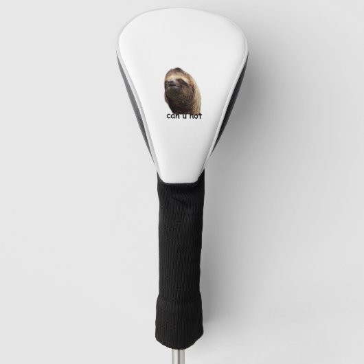 Kan u geen sleuf golfheadcover (Voorkant)